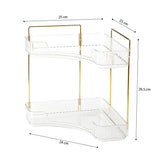 STORFEX 2-Tier Corner Bathroom Counter Organizer_4